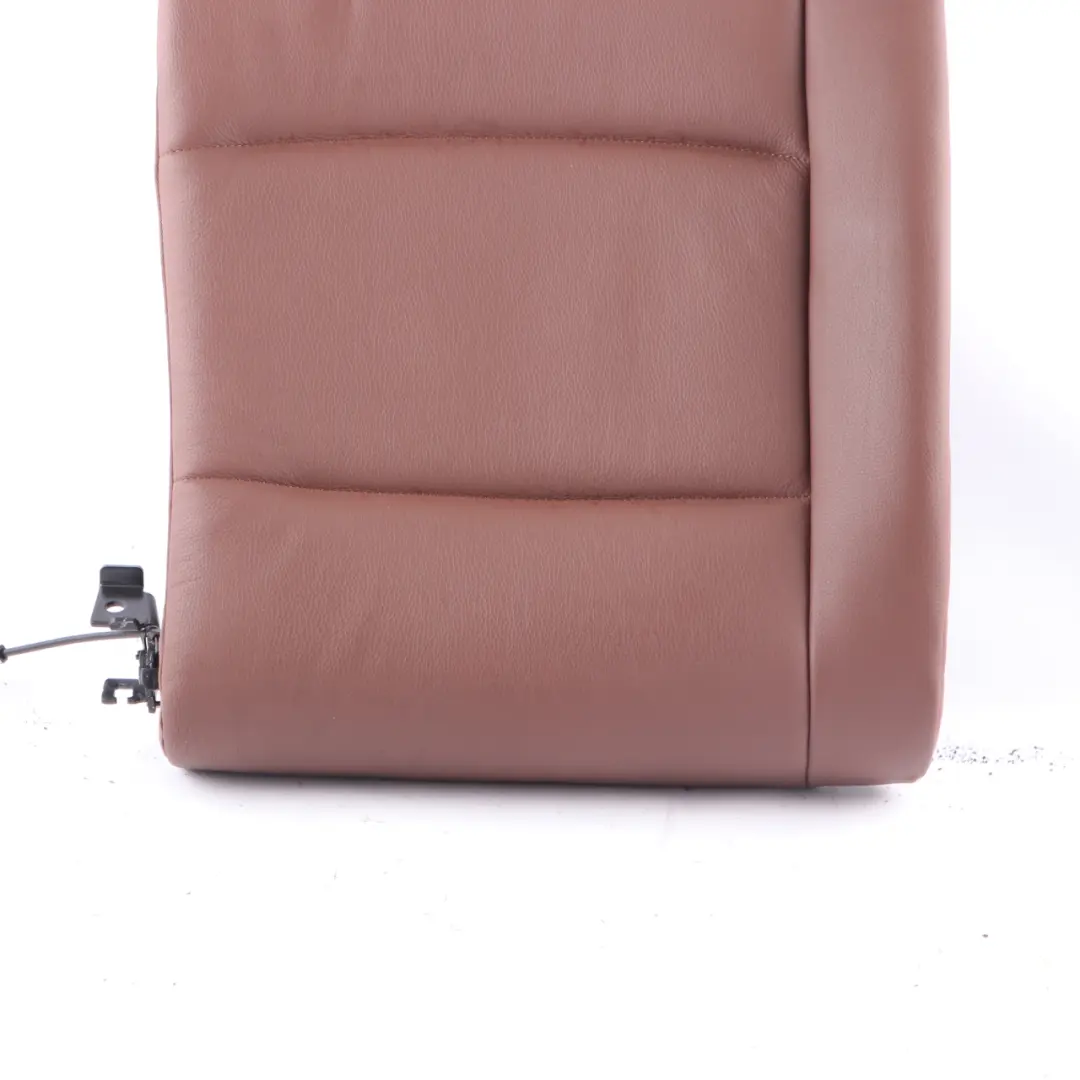 BMW F11 LCI Touring Seat Backrest Rear Right O/S Back Cover Leather Brown - SKU 7254342 - Part number 7254342