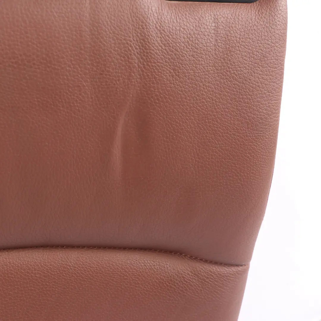 BMW F11 LCI Touring Seat Backrest Rear Left N/S Back Cover Leather Brown - SKU 7254341 - Part number 7254341