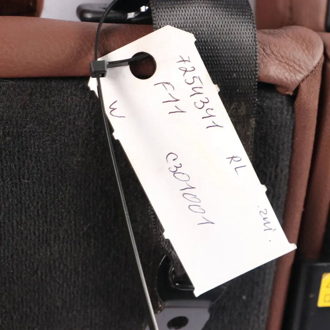 Backrest Rear Left N/S Back Cover Leather Brown to BMW F11 LCI Touring Seat with Part number 7254341 BMW F11 LCI Touring Seat Backrest Rear Left N/S Back Cover Leather Brown - SKU 7254341 - Part number 7254341