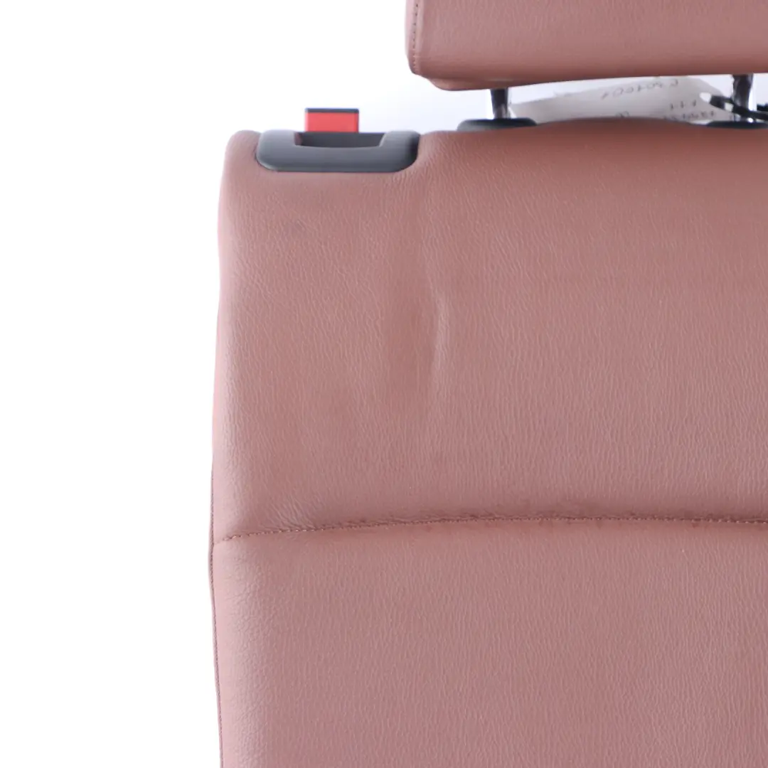 BMW F11 LCI Touring Seat Backrest Rear Right O/S Back Cover Leather Brown - SKU 7254342 - Part number 7254342