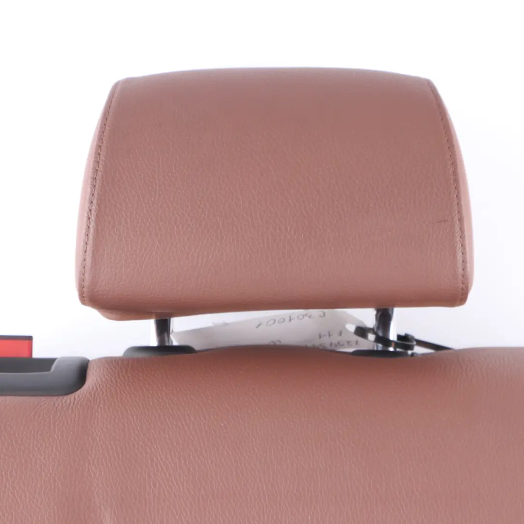 BMW F11 LCI Touring Seat Backrest Rear Right O/S Back Cover Leather Brown - SKU 7254342 - Part number 7254342