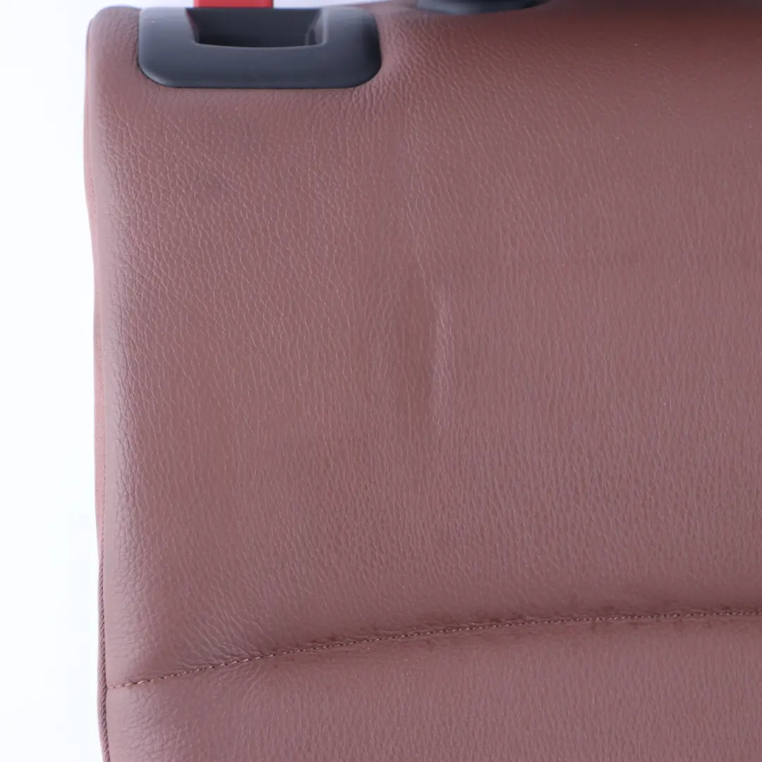 BMW F11 LCI Touring Seat Backrest Rear Right O/S Back Cover Leather Brown - SKU 7254342 - Part number 7254342