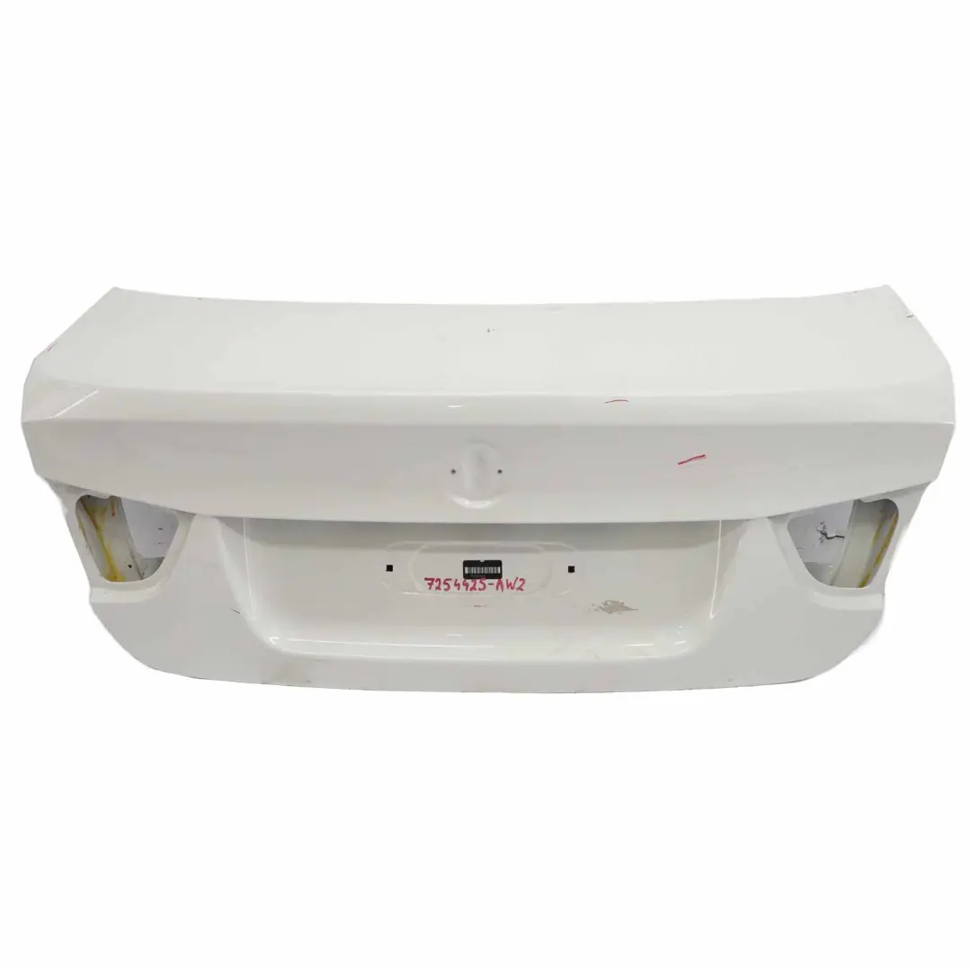 Boot Trunk Lid BMW E90 LCI Rear Tailgate Bootlid Alpinweiss White - 300 to with Part number 7254425 Boot Trunk Lid BMW E90 LCI Rear Tailgate Bootlid Alpinweiss White - 300 - SKU 7254425-AW2 - Part number 7254425