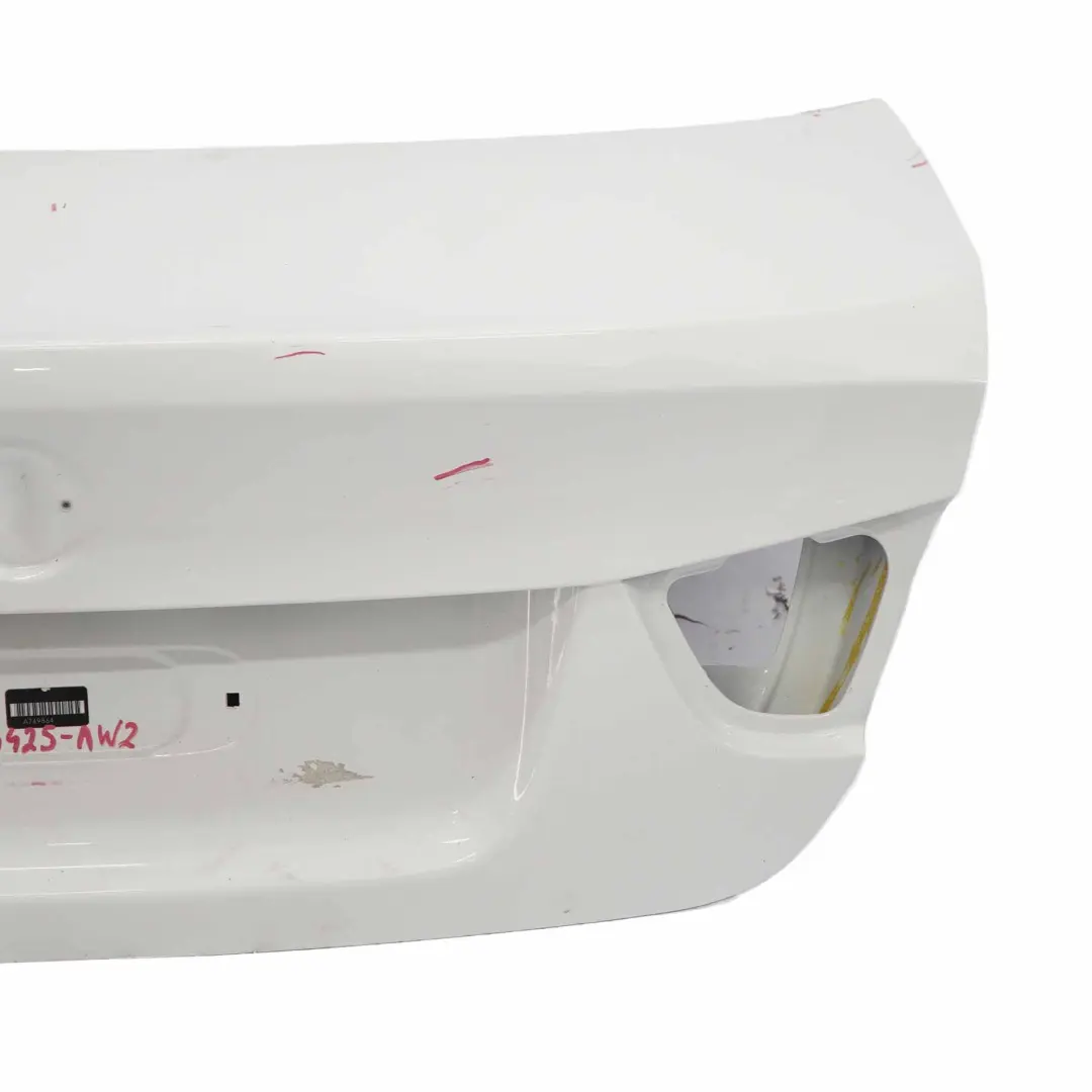 Boot Trunk Lid BMW E90 LCI Rear Tailgate Bootlid Alpinweiss White - 300 to with Part number 7254425 Boot Trunk Lid BMW E90 LCI Rear Tailgate Bootlid Alpinweiss White - 300 - SKU 7254425-AW2 - Part number 7254425