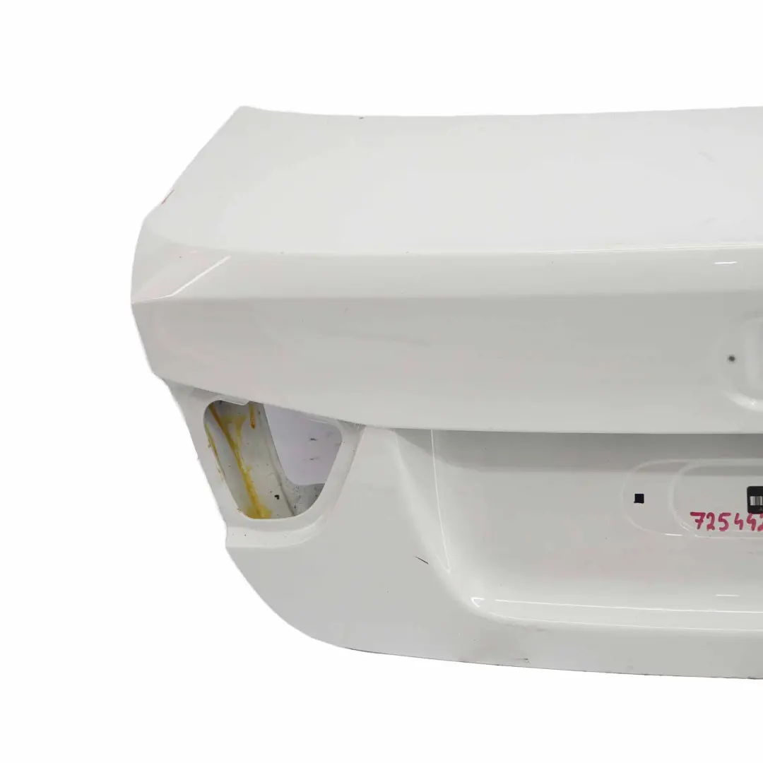 Boot Trunk Lid BMW E90 LCI Rear Tailgate Bootlid Alpinweiss White - 300 to with Part number 7254425 Boot Trunk Lid BMW E90 LCI Rear Tailgate Bootlid Alpinweiss White - 300 - SKU 7254425-AW2 - Part number 7254425