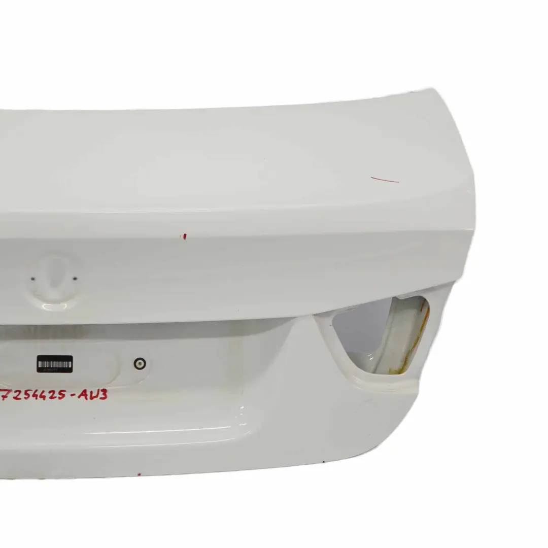 Boot Trunk Lid BMW E90 LCI Rear Tailgate Bootlid Alpinweiss White - 300 to with Part number 7254425 Boot Trunk Lid BMW E90 LCI Rear Tailgate Bootlid Alpinweiss White - 300 - SKU 7254425-AW3 - Part number 7254425