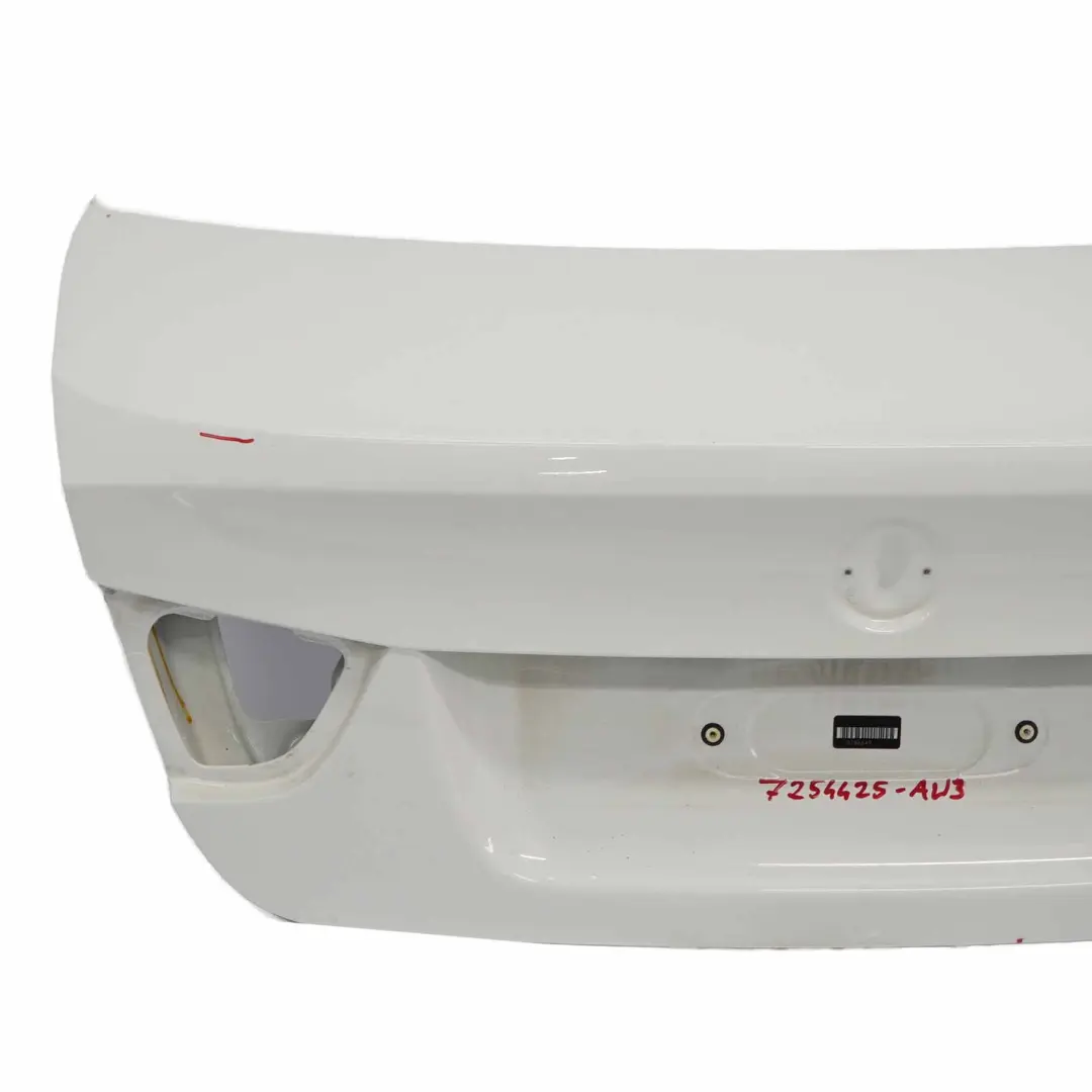 Boot Trunk Lid BMW E90 LCI Rear Tailgate Bootlid Alpinweiss White - 300 to with Part number 7254425 Boot Trunk Lid BMW E90 LCI Rear Tailgate Bootlid Alpinweiss White - 300 - SKU 7254425-AW3 - Part number 7254425