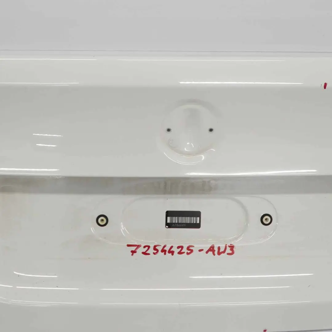 Boot Trunk Lid BMW E90 LCI Rear Tailgate Bootlid Alpinweiss White - 300 to with Part number 7254425 Boot Trunk Lid BMW E90 LCI Rear Tailgate Bootlid Alpinweiss White - 300 - SKU 7254425-AW3 - Part number 7254425