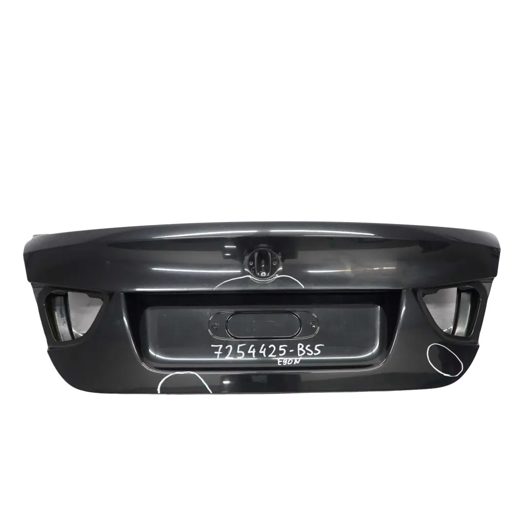 Trunk Boot Lid Tailgate Black Sapphire Metallic - 475 to BMW 3 E90 LCI 5 Rear with Part number 7254425 BMW 3 E90 LCI 5 Rear Trunk Boot Lid Tailgate Black Sapphire Metallic - 475 - SKU 7254425-BS5 - Part number 7254425