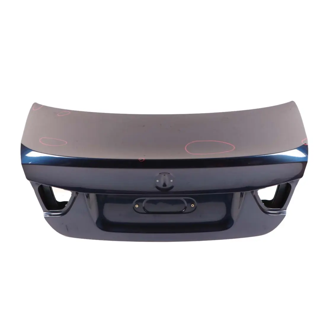 Trunk Boot Lid Tailgate Tiefseeblau Deep Sea Blue - A76 to BMW 3 E90 LCI Rear with Part number 7254425 BMW 3 E90 LCI Rear Trunk Boot Lid Tailgate Tiefseeblau Deep Sea Blue - A76 - SKU 7254425-DSB - Part number 7254425