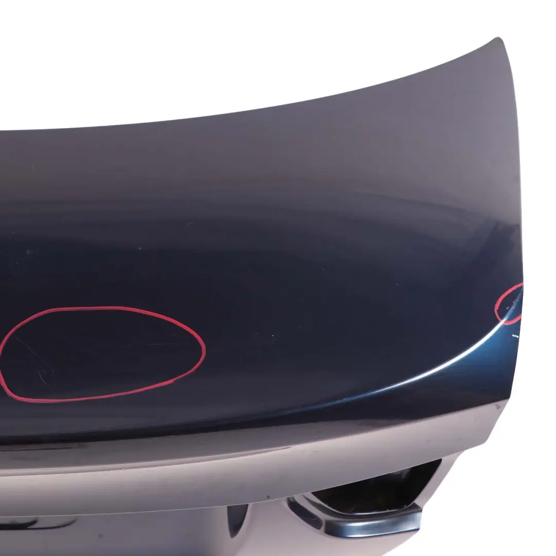 Trunk Boot Lid Tailgate Tiefseeblau Deep Sea Blue - A76 to BMW 3 E90 LCI Rear with Part number 7254425 BMW 3 E90 LCI Rear Trunk Boot Lid Tailgate Tiefseeblau Deep Sea Blue - A76 - SKU 7254425-DSB - Part number 7254425