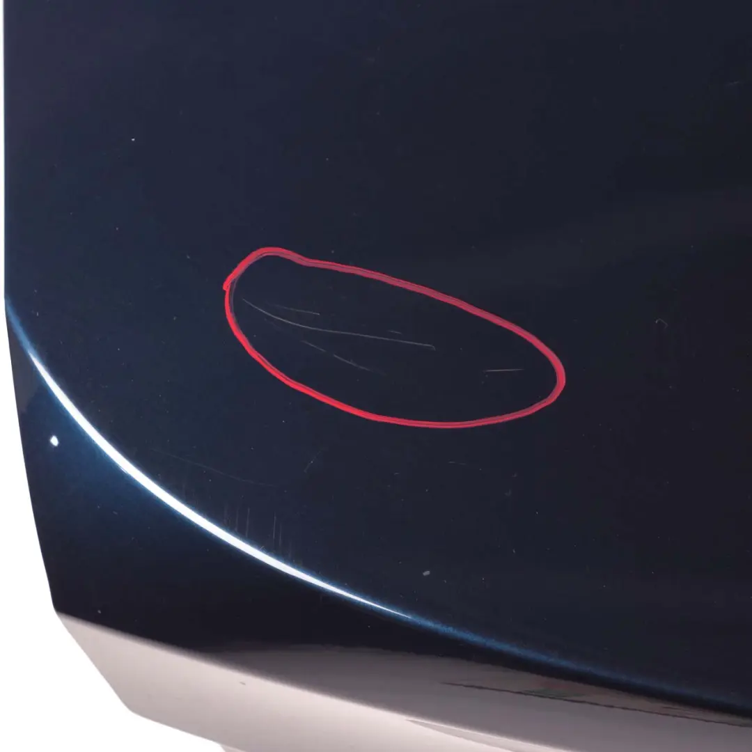 Trunk Boot Lid Tailgate Tiefseeblau Deep Sea Blue - A76 to BMW 3 E90 LCI Rear with Part number 7254425 BMW 3 E90 LCI Rear Trunk Boot Lid Tailgate Tiefseeblau Deep Sea Blue - A76 - SKU 7254425-DSB - Part number 7254425