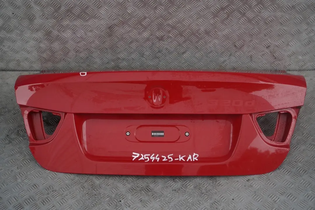 Trunk Boot Lid Tailgate Karmesinrot Crimson Red - A61 to BMW 3 SERIES E90 LCi Rear with Part number 7254425 BMW 3 SERIES E90 LCi Rear Trunk Boot Lid Tailgate Karmesinrot Crimson Red - A61 - SKU 7254425-KAR - Part number 7254425