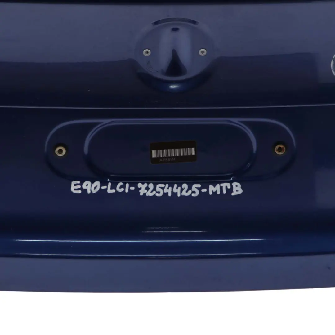 Boot Trunk Lid BMW E90 LCI Rear Tailgate Bootlid Montegoblau Montego Blue - A51 to with Part number 7254425 Boot Trunk Lid BMW E90 LCI Rear Tailgate Bootlid Montegoblau Montego Blue - A51 - SKU 7254425-MTB - Part number 7254425