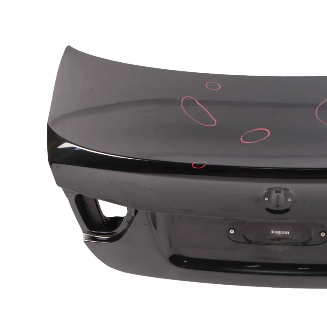 Trunk Boot Lid Rear Tailgate Schwarz 2 Black - 668 to BMW E90 LCI with Part number 7254425 BMW E90 LCI Trunk Boot Lid Rear Tailgate Schwarz 2 Black - 668 - SKU 7254425-SCH1 - Part number 7254425
