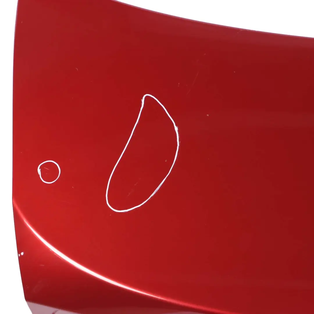 Trunk Boot Lid Tailgate Vermillion Red Metallic - A82 to BMW 3 E90 LCI Saloon Rear with Part number 7254425 BMW 3 E90 LCI Saloon Rear Trunk Boot Lid Tailgate Vermillion Red Metallic - A82 - SKU 7254425-VER - Part number 7254425