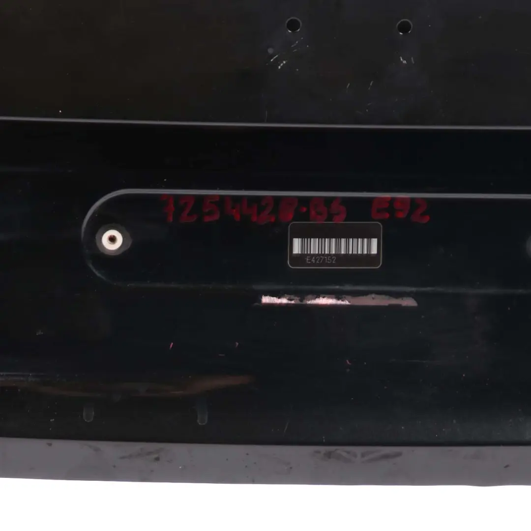 Boot Trunk Lid Rear Lid Black Sapphire Metallic - 475 to BMW E92 Coupe Tailgate with Part number 7254428 BMW E92 Coupe Tailgate Boot Trunk Lid Rear Lid Black Sapphire Metallic - 475 - SKU 7254428-BS - Part number 7254428