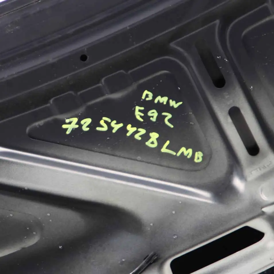 Boot Trunk Lid Le Mans Blue Metallic - 381 to BMW E92 Coupe Rear Tailgate with Part number 7254428 BMW E92 Coupe Rear Tailgate Boot Trunk Lid Le Mans Blue Metallic - 381 - SKU 7254428-LMB - Part number 7254428