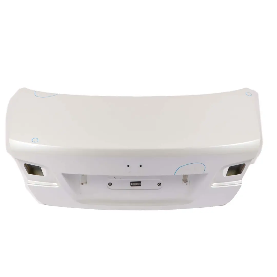 Boot Trunk Lid Mineralweiss Mineral White - A96 to BMW 3 E92 Coupe Rear Tailgate with Part number 7254428 BMW 3 E92 Coupe Rear Tailgate Boot Trunk Lid Mineralweiss Mineral White - A96 - SKU 7254428-MW - Part number 7254428