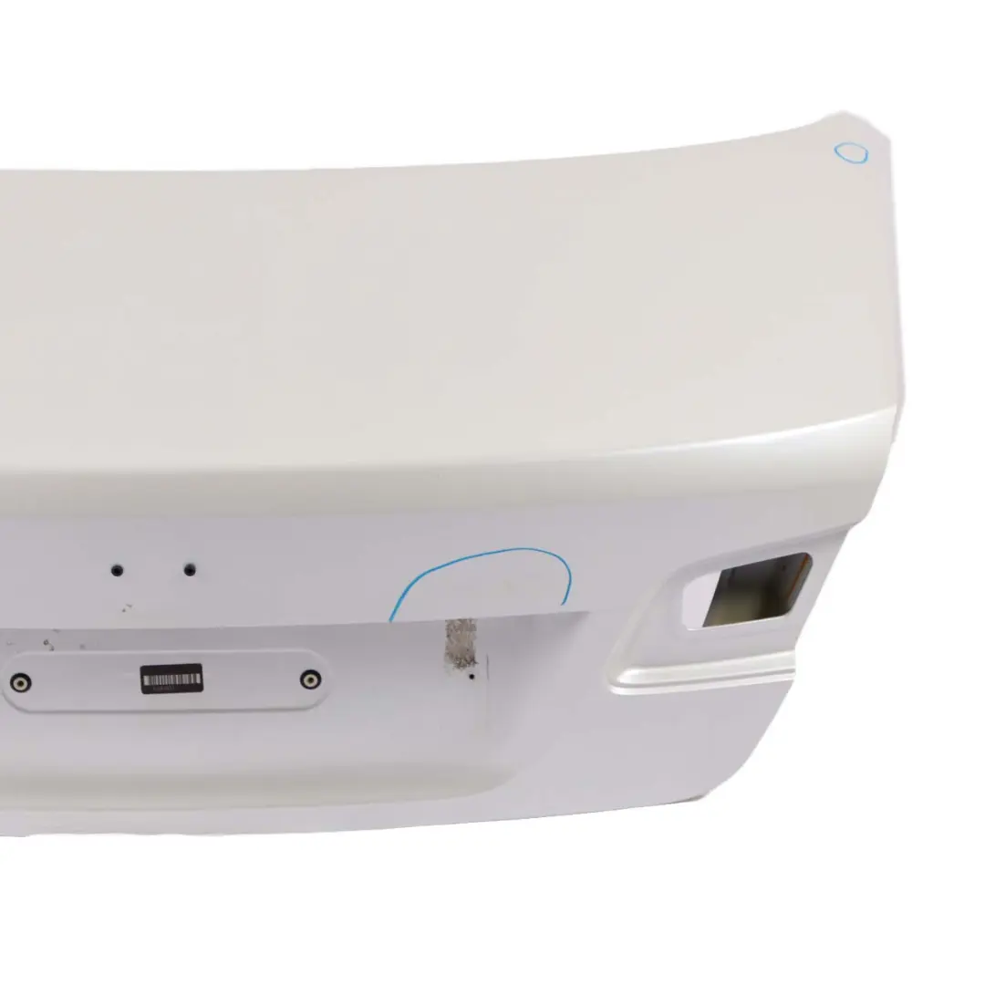 Boot Trunk Lid Mineralweiss Mineral White - A96 to BMW 3 E92 Coupe Rear Tailgate with Part number 7254428 BMW 3 E92 Coupe Rear Tailgate Boot Trunk Lid Mineralweiss Mineral White - A96 - SKU 7254428-MW - Part number 7254428