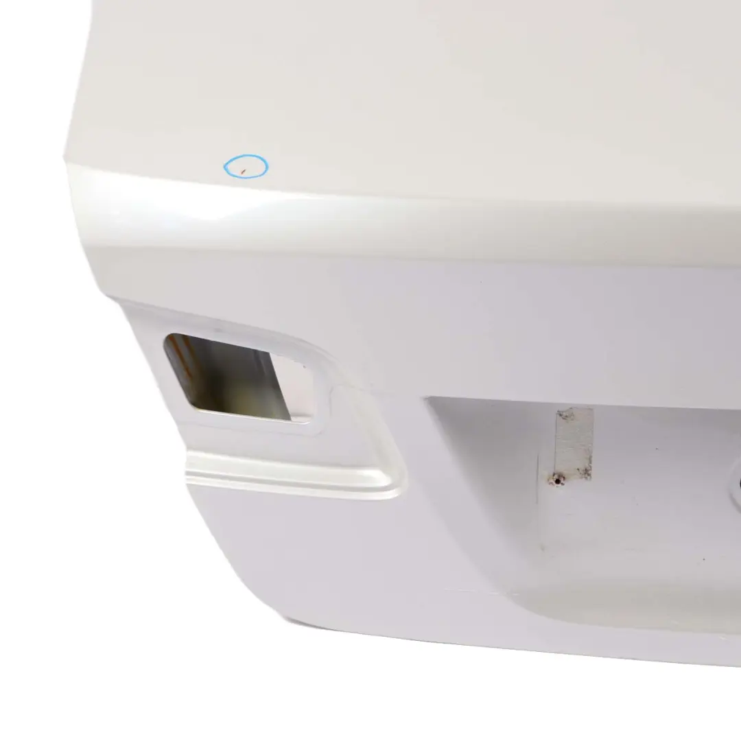 Boot Trunk Lid Mineralweiss Mineral White - A96 to BMW 3 E92 Coupe Rear Tailgate with Part number 7254428 BMW 3 E92 Coupe Rear Tailgate Boot Trunk Lid Mineralweiss Mineral White - A96 - SKU 7254428-MW - Part number 7254428