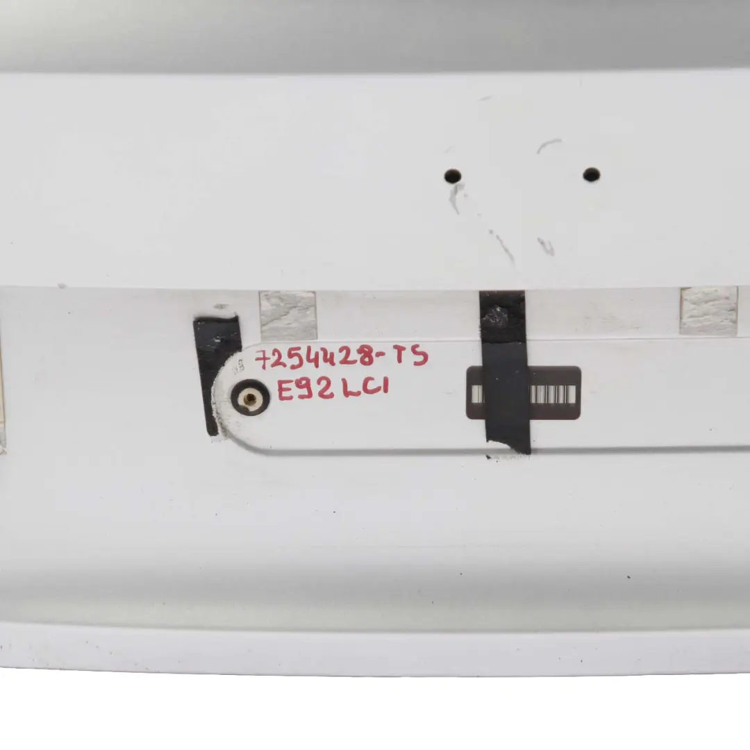 Boot Trunk Lid Titansilber Titan Silver - 354 to BMW E92 Coupe Rear Tailgate with Part number 7254428 BMW E92 Coupe Rear Tailgate Boot Trunk Lid Titansilber Titan Silver - 354 - SKU 7254428-TS - Part number 7254428