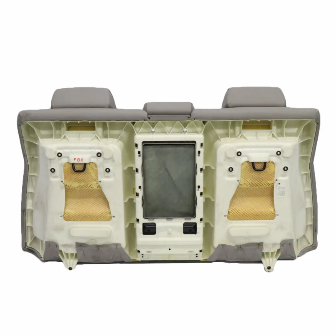 Backrest Bench Covering Back Rest Leather Everest Grey to BMW F01 Rear Seat with Part number 7254603 BMW F01 Rear Seat Backrest Bench Covering Back Rest Leather Everest Grey - SKU 7254603-1 - Part number 7254603