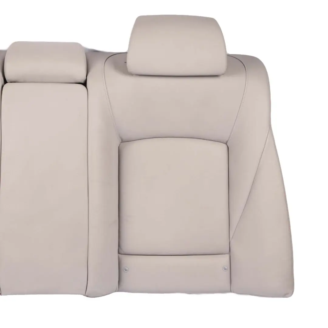 Backrest Bench Covering Back Rest Leather Everest Grey to BMW F01 Rear Seat with Part number 7254603 BMW F01 Rear Seat Backrest Bench Covering Back Rest Leather Everest Grey - SKU 7254603 - Part number 7254603