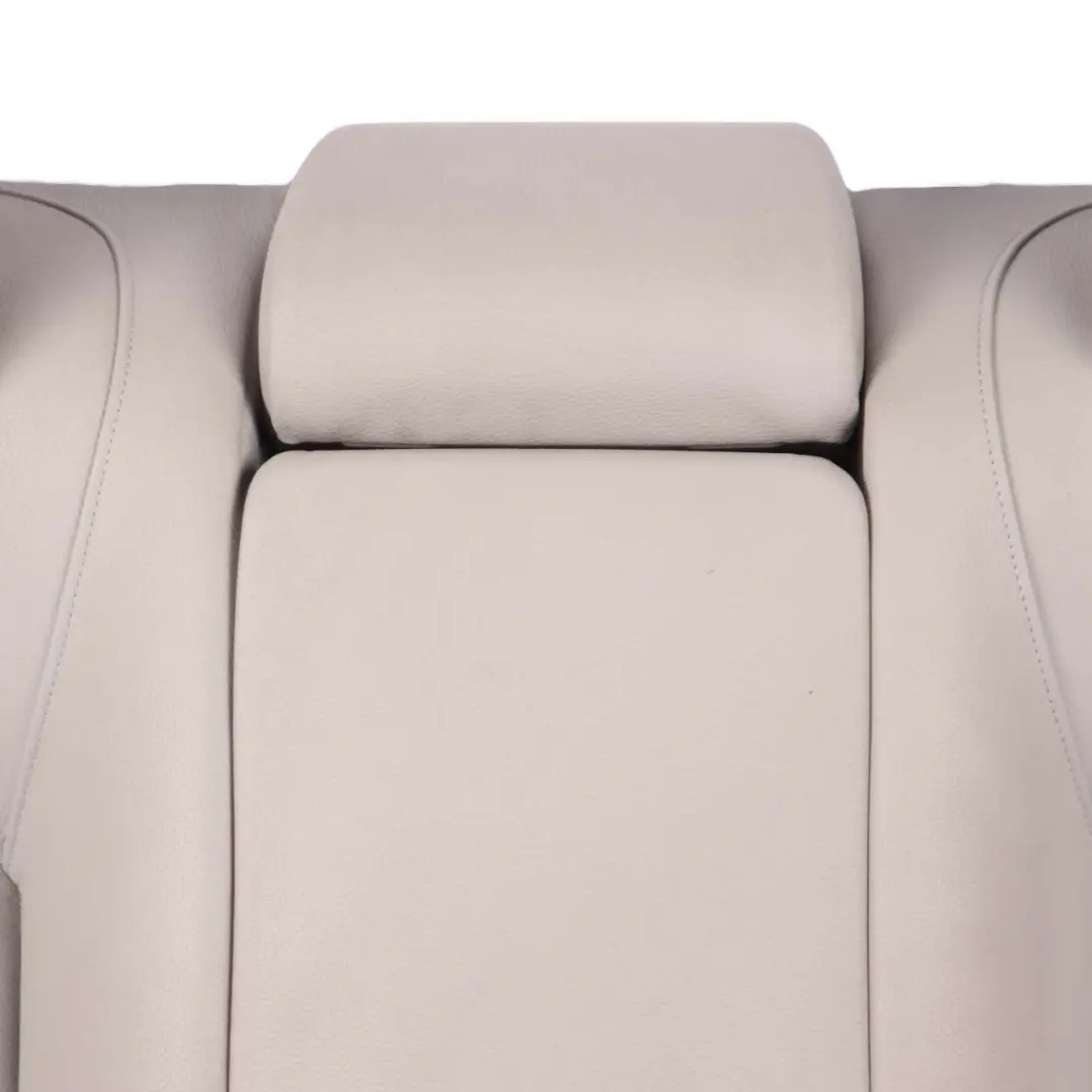 Backrest Bench Covering Back Rest Leather Everest Grey to BMW F01 Rear Seat with Part number 7254603 BMW F01 Rear Seat Backrest Bench Covering Back Rest Leather Everest Grey - SKU 7254603 - Part number 7254603