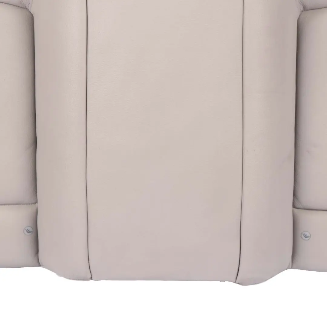 Backrest Bench Covering Back Rest Leather Everest Grey to BMW F01 Rear Seat with Part number 7254603 BMW F01 Rear Seat Backrest Bench Covering Back Rest Leather Everest Grey - SKU 7254603 - Part number 7254603