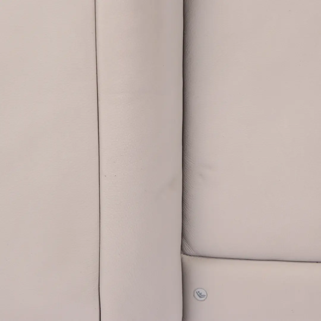 Backrest Bench Covering Back Rest Leather Everest Grey to BMW F01 Rear Seat with Part number 7254603 BMW F01 Rear Seat Backrest Bench Covering Back Rest Leather Everest Grey - SKU 7254603 - Part number 7254603