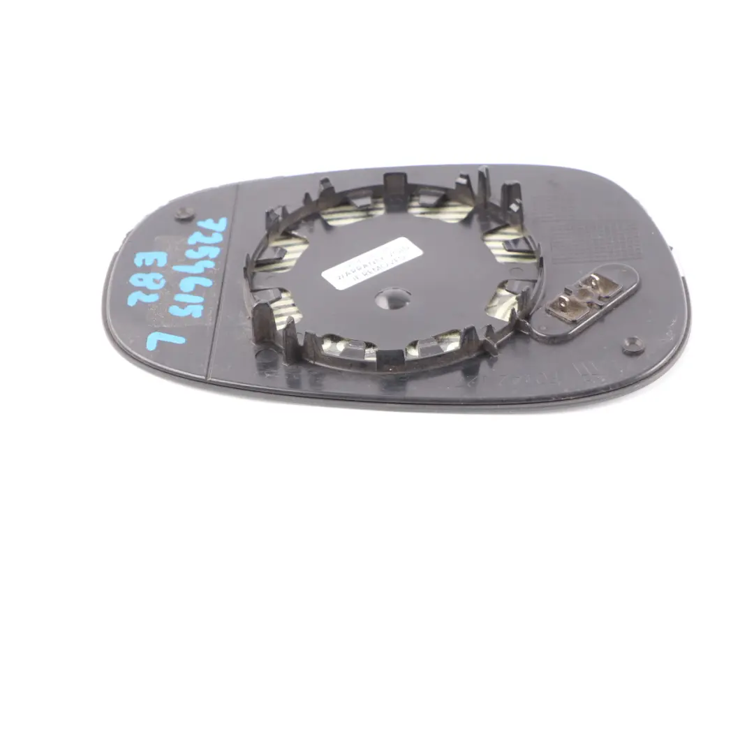 Wing Mirror Glass BMW E81 E87 LCI E82 E88 E92 Left N/S Outside Heated to with Part number 7254615 Wing Mirror Glass BMW E81 E87 LCI E82 E88 E92 Left N/S Outside Heated - SKU 7254615 - Part number 7254615