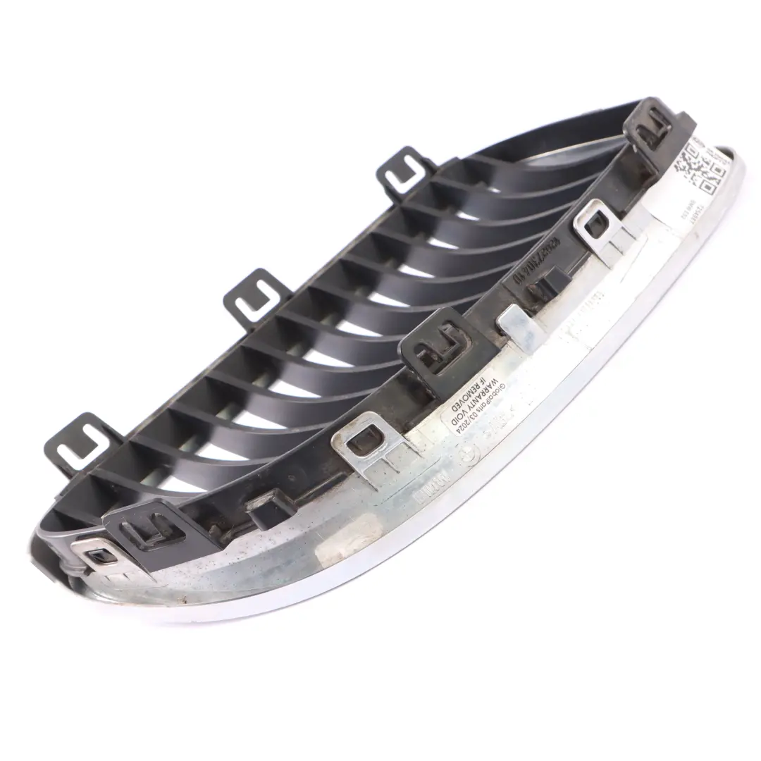  Griglia BMW E92 E93 LCI Pannello griglia anteriore sinistro cornice cromata - SKU 7254967 - Numero di parte 7254967