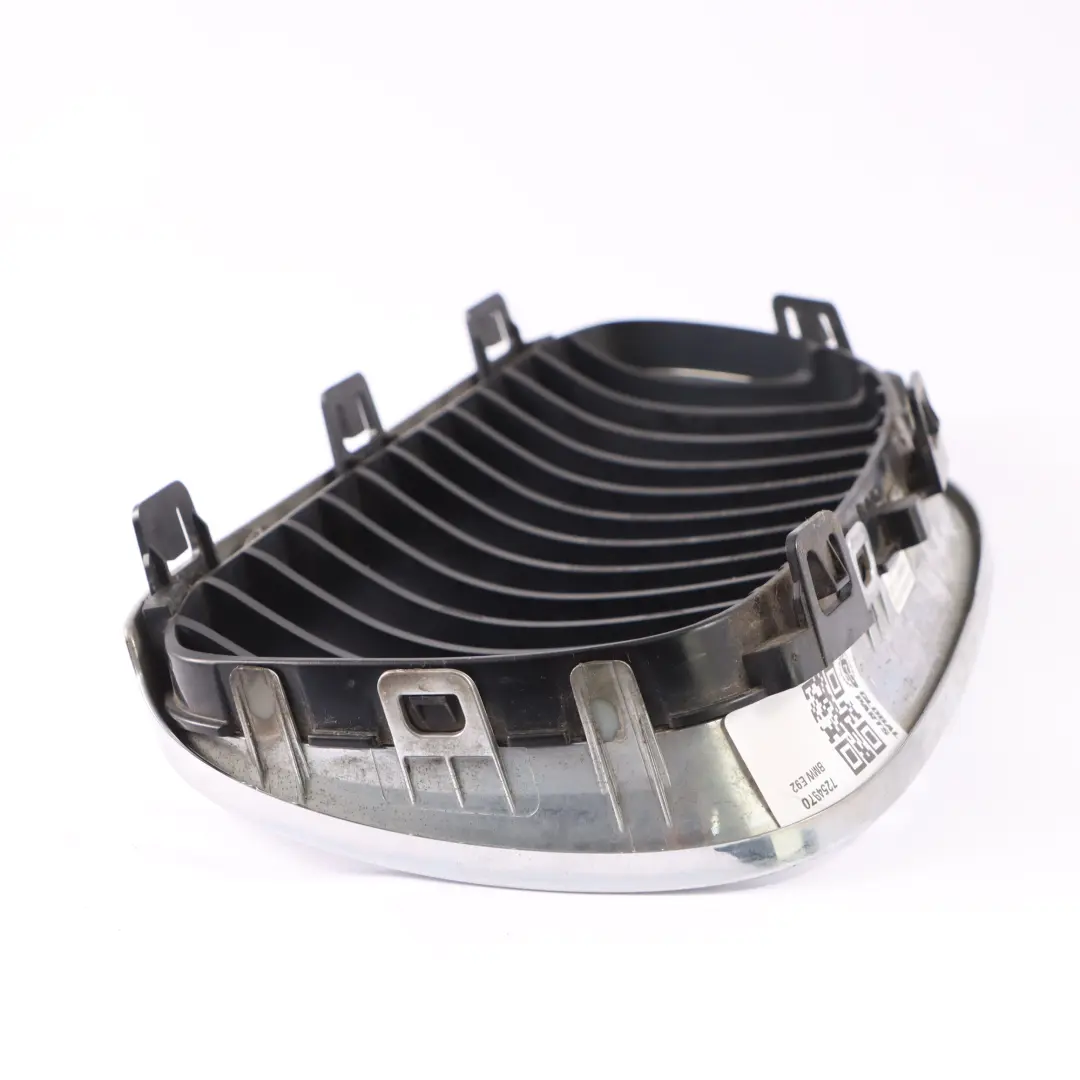 BMW E92 LCI Pannello Griglia Cromato Telaio Anteriore Destro - SKU 7254970 - Numero di parte 7254970