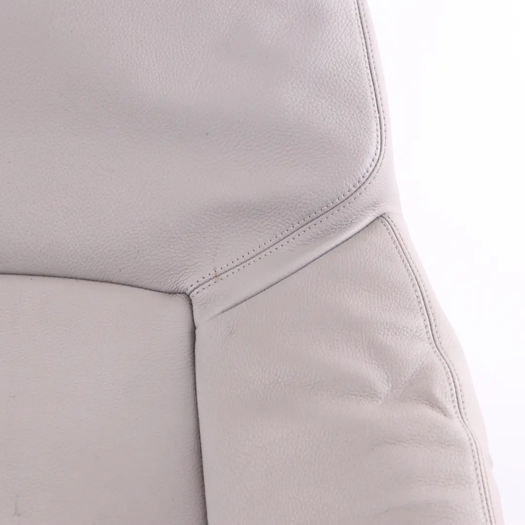 BMW F01 Seat Backrest Cover Front Left Comfort N/S Heated Padding Leather Grey - SKU 7255060 - Part number 7255060