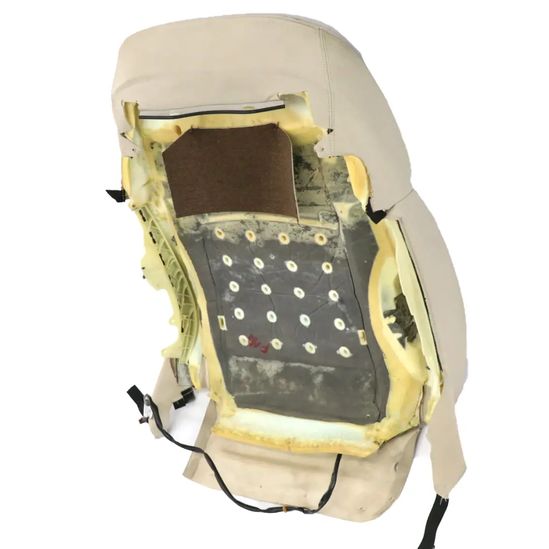  Funda Respaldo Asiento BMW F10 F11 Delantero Izquierdo Derecho Cuero Oyster - SKU 7255061-1 - Número de pieza 7255061