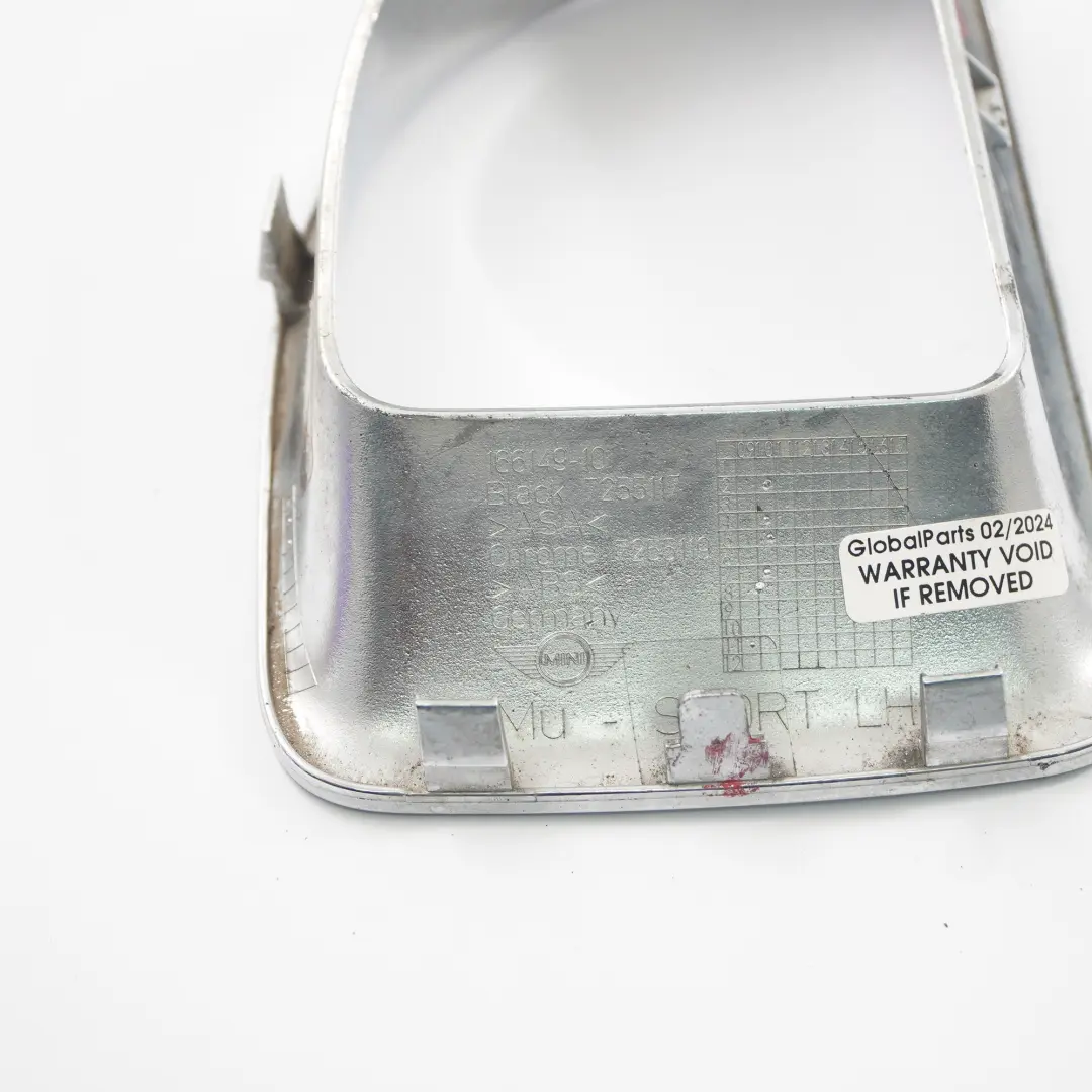 Front Bumper Grille Grid Frame Cover Left N/S to Mini Cooper S R55 R56 LCI with Part number 7255117 Mini Cooper S R55 R56 LCI Front Bumper Grille Grid Frame Cover Left N/S - SKU 7255117 - Part number 7255117