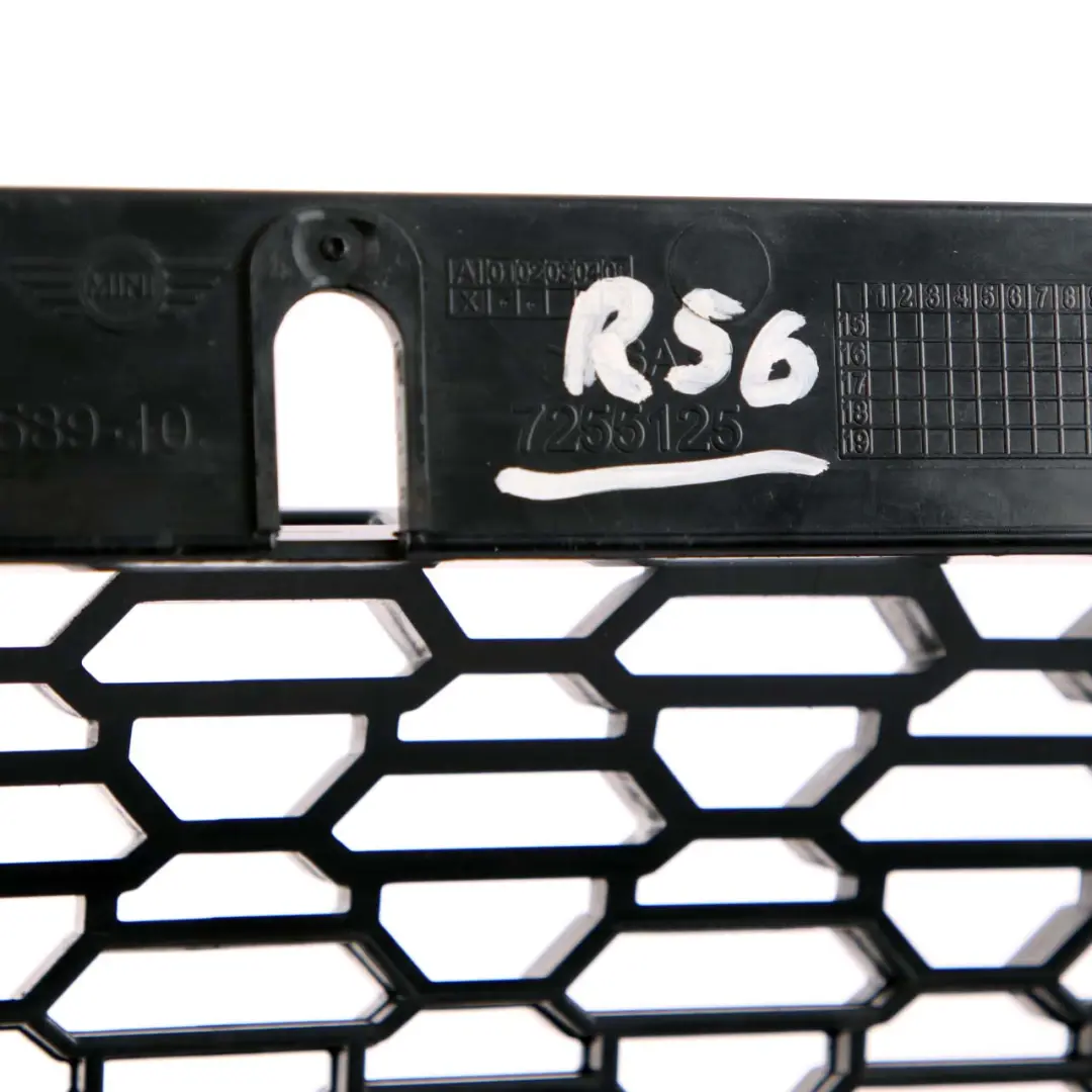 Trim vordere Stoßstange Kühlergrill Boden für Mini Cooper R55 R56 LCI mit Teilenummer 7255125 Mini Cooper R55 R56 LCI Trim vordere Stoßstange Kühlergrill Boden - SKU 7255125 - Teilenummer 7255125