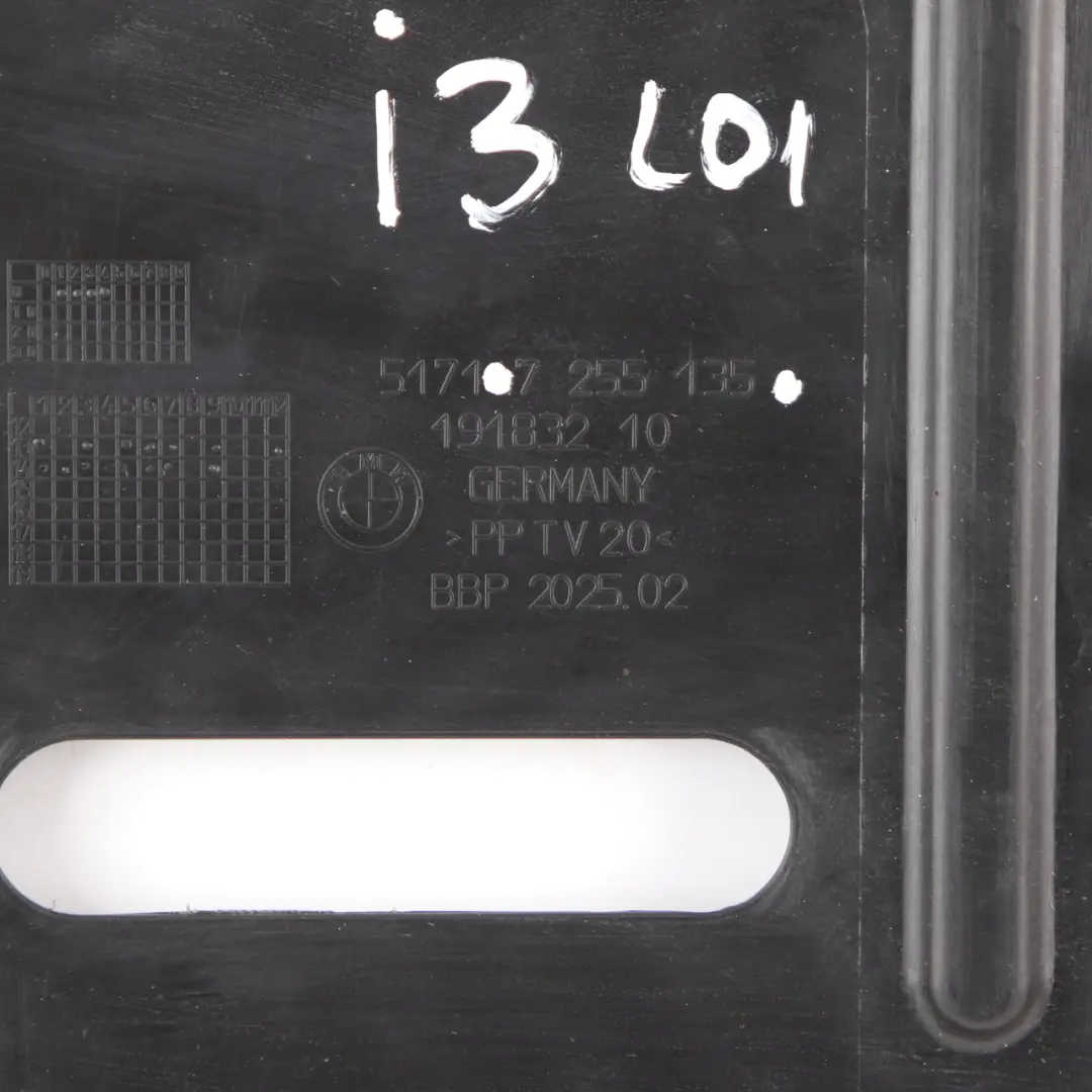 Electrical Engine Bracket Compartment Shielding Cover Rear to BMW i3 I01 with Part number 7255135 BMW i3 I01 Electrical Engine Bracket Compartment Shielding Cover Rear - SKU 7255135 - Part number 7255135