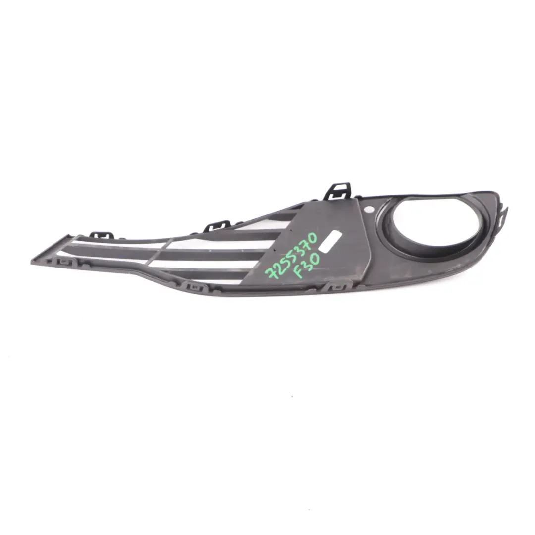 BMW F30 F31 Fog Light Cover Parachoques delantero derecho Rejilla - SKU 7255370 - Número de pieza 7255370