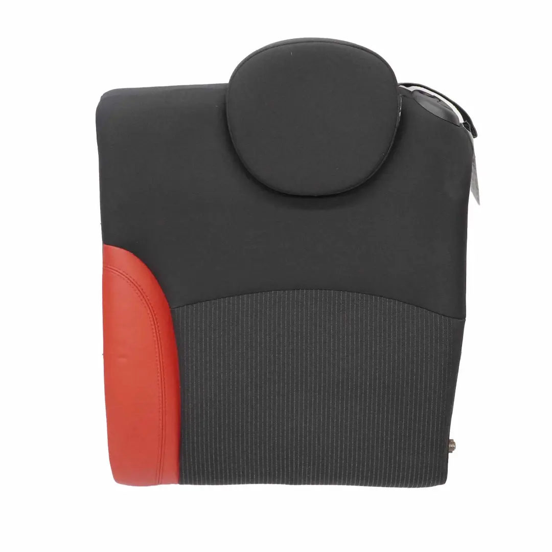 Respaldo Asiento Trasero Izquierdo Tela Cuero Ray Rooster Rojo para Mini Cabrio R57 con número de pieza 7255387 Mini Cabrio R57 Respaldo Asiento Trasero Izquierdo Tela Cuero Ray Rooster Rojo - SKU 7255387 - Número de pieza 7255387