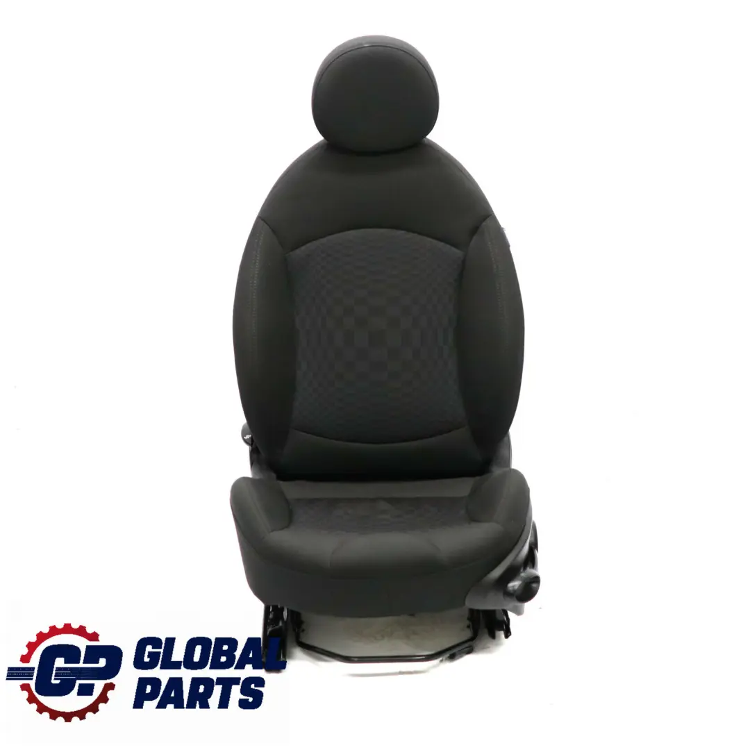 Stoff Checkered Schwarz Vorne Links Sitz für Mini Cooper One R55 R56 R57 LCI Sport mit Teilenummer 7255500 Mini Cooper One R55 R56 R57 LCI Sport Stoff Checkered Schwarz Vorne Links Sitz - SKU 7255500-1 - Teilenummer 7255500