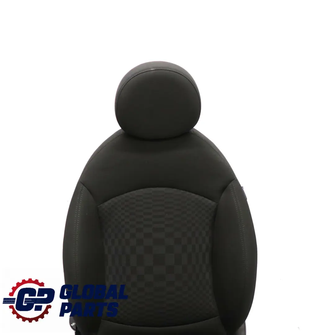 Stoff Checkered Schwarz Vorne Links Sitz für Mini Cooper One R55 R56 R57 LCI Sport mit Teilenummer 7255500 Mini Cooper One R55 R56 R57 LCI Sport Stoff Checkered Schwarz Vorne Links Sitz - SKU 7255500-1 - Teilenummer 7255500