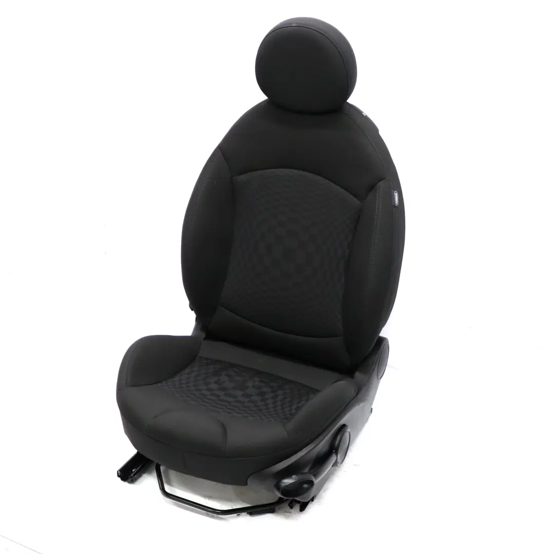 MINI Cooper One R55 R56 R57 LCI Sport Cloth Chequered Front Left N/S Seat - SKU 7255500-1 - Part number 7255500