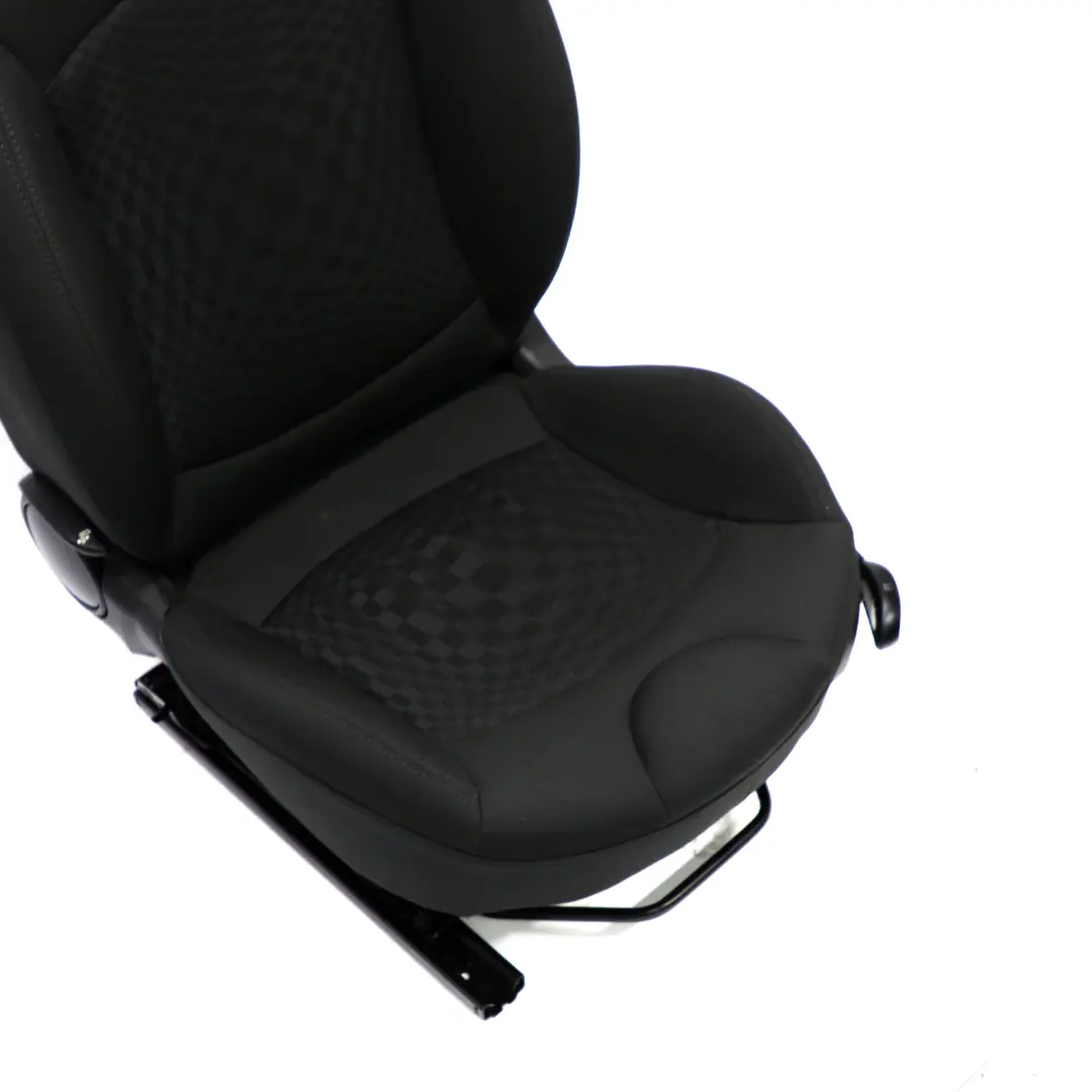 Stoff Checkered Schwarz Vorne Links Sitz für Mini Cooper One R55 R56 R57 LCI Sport mit Teilenummer 7255500 Mini Cooper One R55 R56 R57 LCI Sport Stoff Checkered Schwarz Vorne Links Sitz - SKU 7255500-1 - Teilenummer 7255500