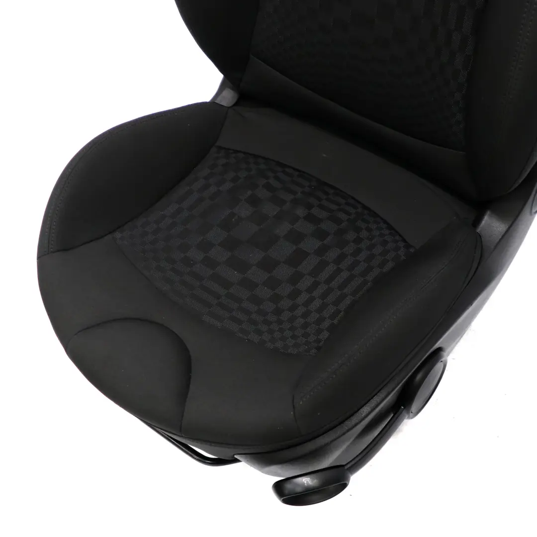 Mini Cooper One R55 R56 R57 LCI Sport Stoff Checkered Schwarz Vorne Links Sitz - SKU 7255500-1 - Teilenummer 7255500