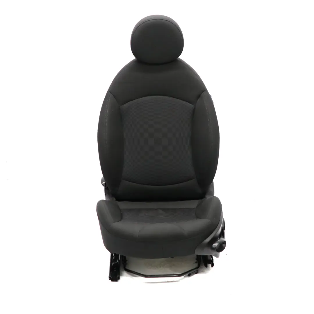 Mini Cooper One R55 R56 R57 LCI Sport Stoff Checkered Schwarz Vorne Links Sitz - SKU 7255500-1 - Teilenummer 7255500