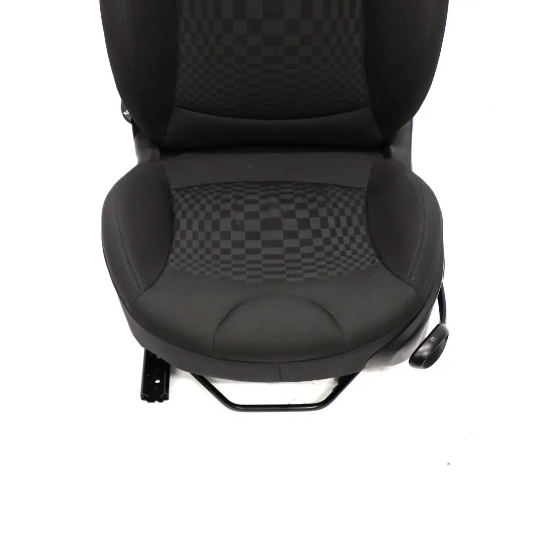 Stoff Checkered Schwarz Vorne Links Sitz für Mini Cooper One R55 R56 R57 LCI Sport mit Teilenummer 7255500 Mini Cooper One R55 R56 R57 LCI Sport Stoff Checkered Schwarz Vorne Links Sitz - SKU 7255500-1 - Teilenummer 7255500