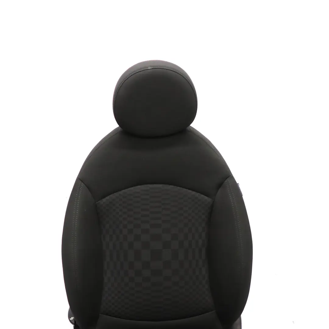 Mini Cooper One R55 R56 R57 LCI Sport Stoff Checkered Schwarz Vorne Links Sitz - SKU 7255500-1 - Teilenummer 7255500