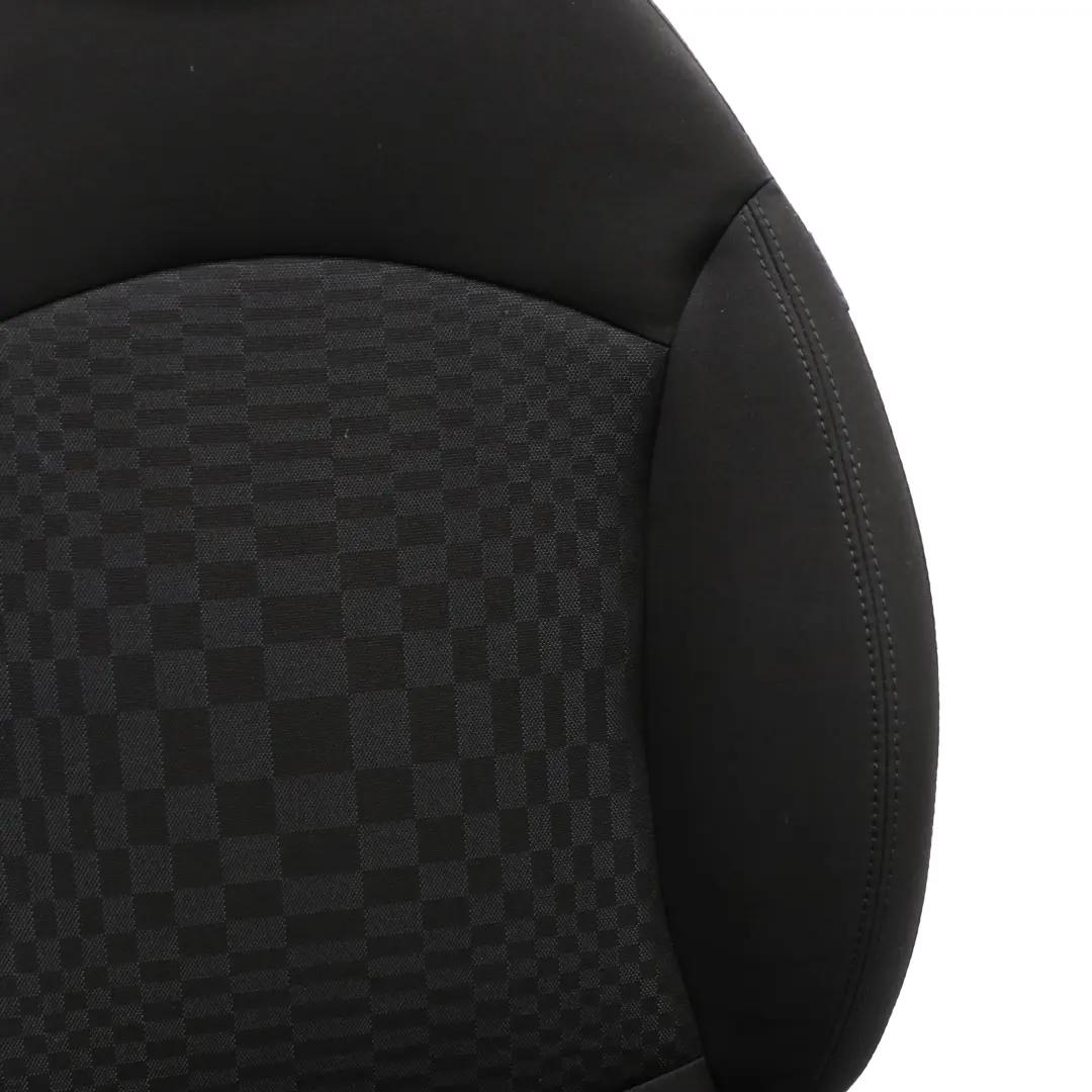 Mini Cooper One R55 R56 R57 LCI Sport Stoff Checkered Schwarz Vorne Links Sitz - SKU 7255500-1 - Teilenummer 7255500